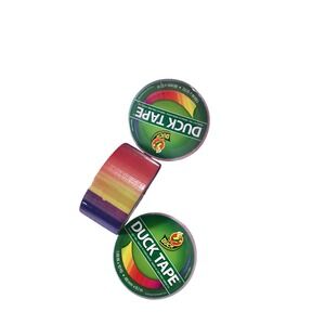 Set of 3. Duck Tape Rainbow Pattern 188in x 10yd 48mm x 91m Crafting‎ Decorating